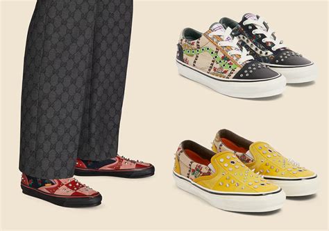 gucci vans price|vans x gucci slip on.